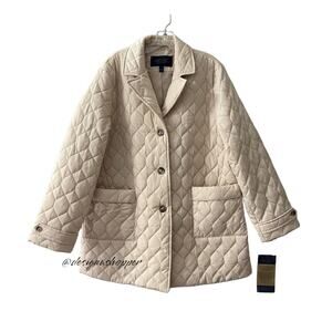 Rachel Rachel Roy Quilted Jacket Light Tan NWT Size XL